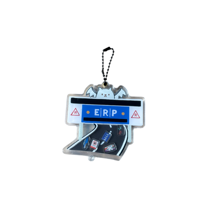 Bat ERP Shaker Keychain